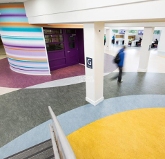 Forbo Marmoleum Decibel on Order 382835 blue heaven фото 3 | FLOORDEALER